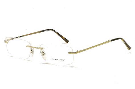 burberry designer glasses|burberry rimless glasses.